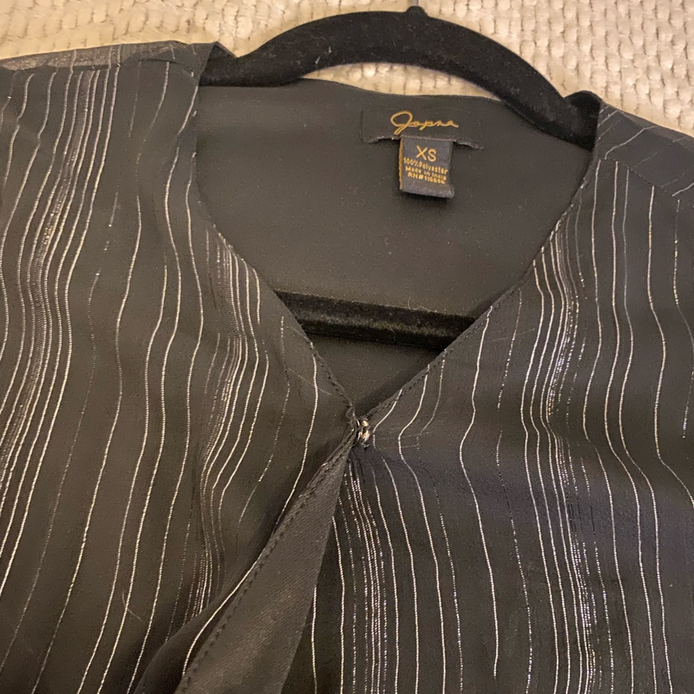 Japna sheer black blouse Size XS - Picture 6 of 6